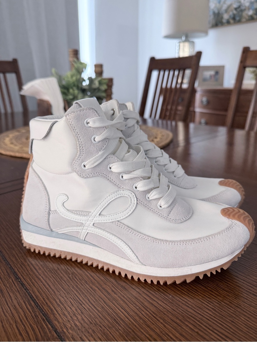 Loewe Flow Runner High-Top Women's Sneaker Boots - Casual Lace-Up